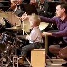 That kid can't half play the drums. 3 year old