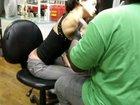 The tattoo artist handled it very well