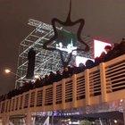 The bridge on the skating rink in Moscow's Gorky Park collapsed in the first minute of the New Year