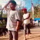 Dad Almost Kicks Son’s Head Off