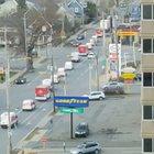 Canada Post parade on young st this evening