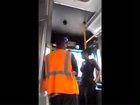 Bus driver uppercuts women after she verbally threatens and then attacks him.